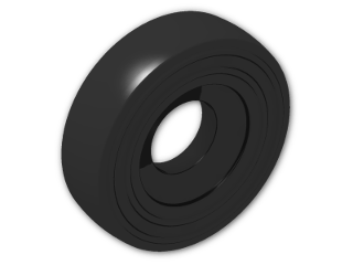 LEGO® Stein: Tyre 4/ 80 x 8 Single Smooth Type 1 3139 | Farbe: Black