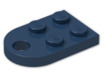 LEGO® Brick: Plate 3 x 2 with Hole 3176 | Color: Earth Blue