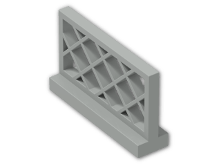 LEGO® Brick: Fence Lattice 1 x 4 x 2 3185 | Color: Grey