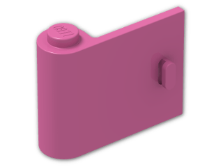 LEGO® Brick: Door 1 x 3 x 2 Left 3189 | Color: Bright Purple