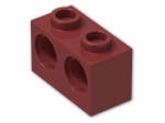 LEGO® Brick: Technic Brick 1 x 2 with Holes 32000 | Color: New Dark Red