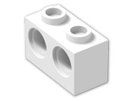 LEGO® Brick: Technic Brick 1 x 2 with Holes 32000 | Color: White