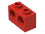 LEGO® Stein: Technic Brick 1 x 2 with Holes 32000 | Farbe: Bright Red