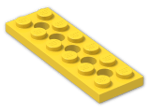 LEGO® Brick: Technic Plate 2 x 6 with Holes 32001 | Color: Bright Yellow
