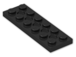 LEGO® Brick: Technic Plate 2 x 6 with Holes 32001 | Color: Black