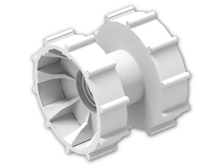 LEGO® Stein: Technic Tread Sprocket Wheel 32007 | Farbe: White