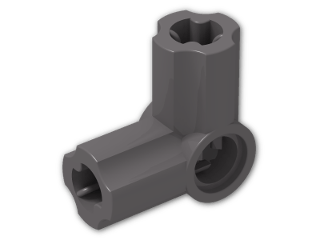 LEGO® Stein: Technic Angle Connector #6 (90 degree) 32014 | Farbe: Dark Stone Grey
