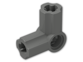 LEGO® Stein: Technic Angle Connector #6 (90 degree) 32014 | Farbe: Dark Grey