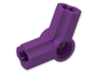 LEGO® Brick: Technic Angle Connector #5 (112.5 degree) 32015 | Color: Bright Violet