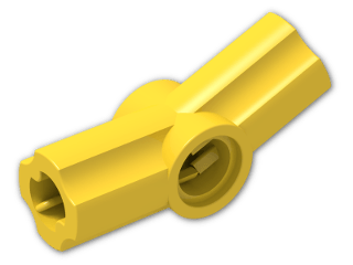 LEGO® Brick: Technic Angle Connector #3 (157.5 degree) 32016 | Color: Bright Yellow