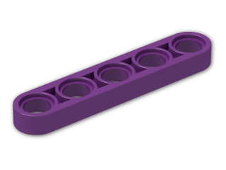 LEGO® Stein: Technic Beam 5 x 0.5 32017 | Farbe: Bright Violet