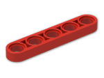 LEGO® Stein: Technic Beam 5 x 0.5 32017 | Farbe: Bright Red