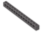 LEGO® Stein: Technic Brick 1 x 14 with Holes 32018 | Farbe: Dark Stone Grey