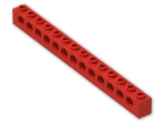 LEGO® Stein: Technic Brick 1 x 14 with Holes 32018 | Farbe: Bright Red