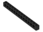 LEGO® Stein: Technic Brick 1 x 14 with Holes 32018 | Farbe: Black
