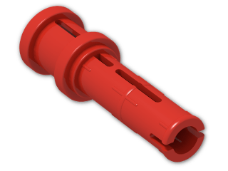 LEGO® Brick: Technic Pin Long with Stop Bush 32054 | Color: Bright Red