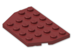 LEGO® Brick: Plate 4 x 6 without Corners 32059 | Color: New Dark Red