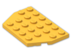 LEGO® Brick: Plate 4 x 6 without Corners 32059 | Color: Flame Yellowish Orange