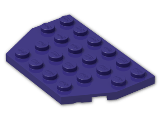 LEGO® Stein: Plate 4 x 6 without Corners 32059 | Farbe: Medium Lilac