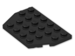 LEGO® Stein: Plate 4 x 6 without Corners 32059 | Farbe: Black