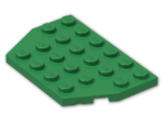 LEGO® Stein: Plate 4 x 6 without Corners 32059 | Farbe: Dark Green