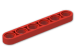 LEGO® Stein: Technic Beam 6 x 0.5 32063 | Farbe: Bright Red