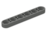 LEGO® Stein: Technic Beam 6 x 0.5 32063 | Farbe: Dark Grey