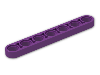 LEGO® Brick: Technic Beam 7 x 0.5 32065 | Color: Bright Violet