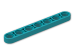 LEGO® Stein: Technic Beam 7 x 0.5 32065 | Farbe: Bright Bluish Green