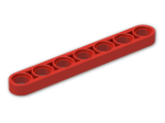 LEGO® Brick: Technic Beam 7 x 0.5 32065 | Color: Bright Red