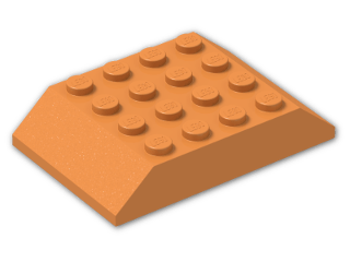 LEGO® Brick: Slope Brick 45 6 x 4 Double 32083 | Color: Bright Orange