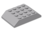 LEGO® Brick: Slope Brick 45 6 x 4 Double 32083 | Color: Medium Stone Grey