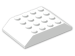 LEGO® Brick: Slope Brick 45 6 x 4 Double 32083 | Color: White