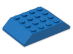 LEGO® Stein: Slope Brick 45 6 x 4 Double 32083 | Farbe: Bright Blue