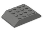 LEGO® Brick: Slope Brick 45 6 x 4 Double 32083 | Color: Dark Grey