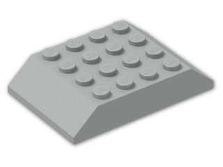 LEGO® Brick: Slope Brick 45 6 x 4 Double 32083 | Color: Grey