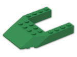 LEGO® Brick: Wedge 6 x 8 Triple with Cutout 4 x 4 32084 | Color: Dark Green