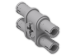 LEGO® Stein: Technic Pin 3L Double with Axlehole 32138 | Farbe: Medium Stone Grey