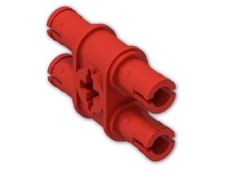 LEGO® Stein: Technic Pin 3L Double with Axlehole 32138 | Farbe: Bright Red