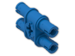 LEGO® Brick: Technic Pin 3L Double with Axlehole 32138 | Color: Bright Blue