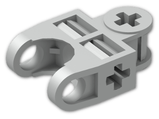 LEGO® Stein: Technic Ball Socket 3 x 2 Single Rounded 32174 | Farbe: Silver flip/flop