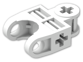 LEGO® Stein: Technic Ball Socket 3 x 2 Single Rounded 32174 | Farbe: White