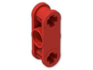LEGO® Brick: Technic Cross Block 1 x 3 (Axle/Pin/Axle) 32184 | Color: Bright Red
