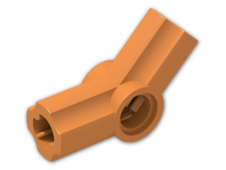LEGO® Brick: Technic Angle Connector #4 (135 degree) 32192 | Color: Bright Orange