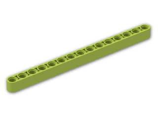 LEGO® Brick: Technic Beam 15 32278 | Color: Bright Yellowish Green