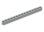 LEGO® Brick: Technic Beam 15 32278 | Color: Silver flip/flop