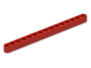 LEGO® Brick: Technic Beam 15 32278 | Color: Bright Red