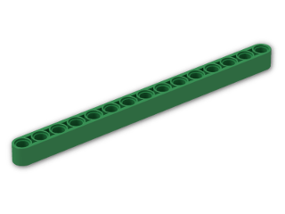 LEGO® Stein: Technic Beam 15 32278 | Farbe: Dark Green