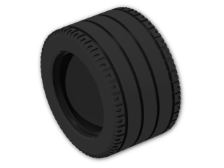 LEGO® Stein: Tyre 50/ 29 x 54 Technic Racing 32296 | Farbe: Black