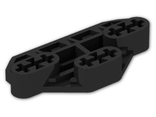 LEGO® Stein: Technic Connector Block 3 x 6 with Six Axle Holes and Groove 32307 | Farbe: Black